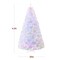 Best Choice Products Pre-Lit Premium Hinged White Artificial Christmas Pine Tree w/ Lights, Stand, PVC Branch Tips